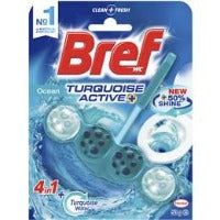 Bref Turquoise Active Toilet Cleaner Cage Ocean 50g