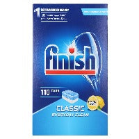 Finish Pk 110 Powerball Dishwashing Tablets Classic Lemon Sparkle