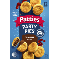 Patties Party Pies 12pk 560g