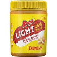 Bega Light Peanut Butter Crunchy 470g