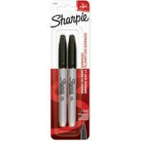 Sharpie Fine Point Permanent Marker Black 2pk