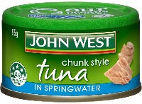 John West Tuna Chunks 95g - Springwater