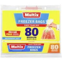 Multix Freezer Bags Tearoff Medium 80