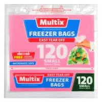 Multix Freezer Bags Tear Off Small 120