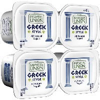 Farmers Union Greek Style Yoghurt 160g 4pk