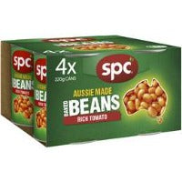 SPC Baked Beans 4pk 220g