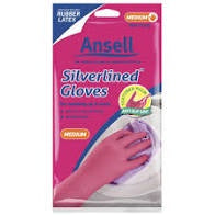 Ansell Silverlined Gloves Medium - Size 8