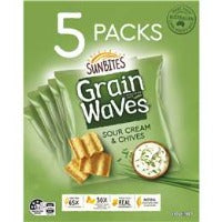 Grainwaves 5pk 110g - Sour Cream & Chives