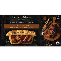 Herbert Adams Pies - Beef & Mushroom 2pk