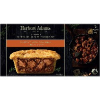 Herbert Adams Pies - Chunky Slow Cooked Beef 2pk