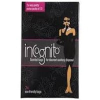 Incognito Sanitary Bags 24pk