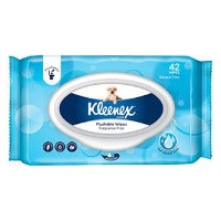 Kleenex Flushable Wipes Unscented 42/pack