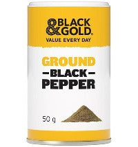 Black & Gold Ground Black Pepper 50g