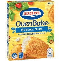 Birds Eye Frozen Fish Fillets Original Crumb 6pcs 425g