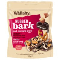 Wallaby Rugged Bark Choc Bites Pretzel 120g