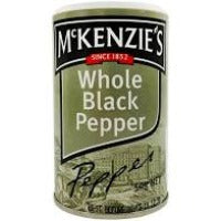 McKenzies Whole Black Pepper 50g