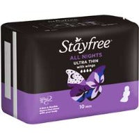 STAYFREE Ultra Thin All Night Wing 10