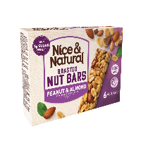 Nice & Natural Bars - Roasted Peanut & Almond