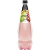 Schweppes Apple & Cranberry Mineral Water 1.1L