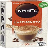 Nescafe Coffee Cappuccino Sachets 10pk - Regular