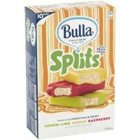 Bulla Splits Lemon-Lime, Mango & Raspberry 10pk