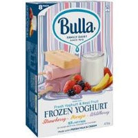 Bulla Frozen Yoghurt Strawberry, Mango & Wildberry 8pk