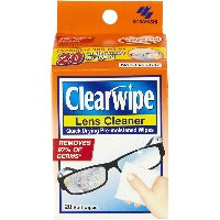 Clearwipe Lens Cleaner Wipes 20pk