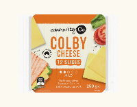 Community Co Colby Cheese Slices - 500g