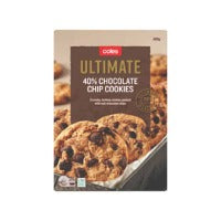 Coles Ultimate Choc Chip Cookies 400g