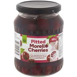 Coles/WW Morello Cherries 680g