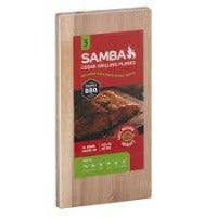 Samba Cedar Grilling Planks 3pk