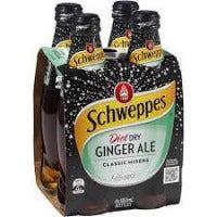 Schweppes Dry Ginger Ale Zero Sugar 4 x 300ml