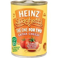 Heinz Spaghetti The One For Two Extra Cheesy 300g