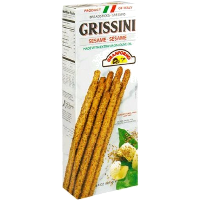 Grissini Gforno Bread Sticks 125g - Sesame & Sea Salt