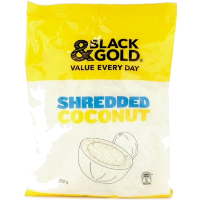 Black & Gold Shredded Coconut 250g