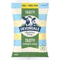 Devondale Tasty Shredded Cheese 600g