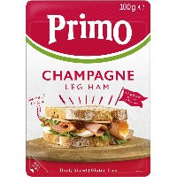 Primo Sliced Ham Champagne 100g