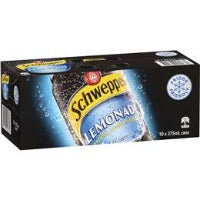 Schweppes Lemonade Cans 375ml 10pk