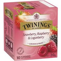 Twinings  Tea Bags S/berry R/berry & L/berry 10s