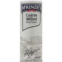 Mckenzie's Pepper Black Coarse Milled 100g