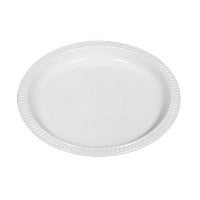 Plastic Plates  Oval Dinner White 50pk