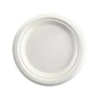 Paper Plate Small Round Snack Size 50pk