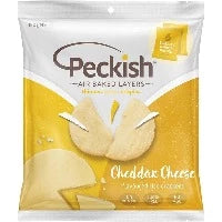 Peckish Rice Crackers Cheddar Cheese 6pks 120g