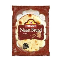 Mission Plain Naan 4pk 240g