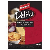 Fantastic Delites Vintage Cheddar and Red Onion 100g