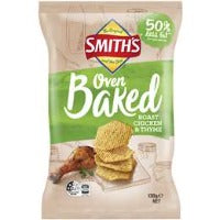 Smiths Oven Baked Chips Roast Chicken & Thyme 130g