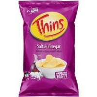 Thins Chips - Salt & Vinegar 175g