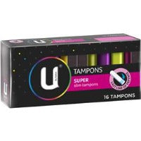 U By Kotex Tampon Super 16