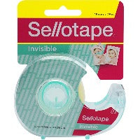 Sellotape Invisible Tape with Dispenser 18mm x 25m