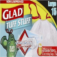 Glad Tuff Stuff Kitchen Tidy Large 15pk